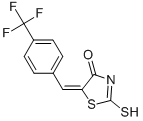 (5E)-2-Mercapto-5-[4-(trifluoromethyl)-benzylidene]-1,3-thiazol-4(5H)-one Structure,99460-76-1Structure