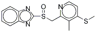 4-Desmethoxypropoxyl-4-methylthio rabeprazole Structure,99487-86-2Structure