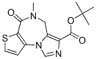 5,6-二氫-5-甲基-6-氧代-4H-i咪唑并[1,5-a]噻吩并[2,3-f][1,4]二氮雜-3-羧酸 1,1-二甲基乙酯結構式_99632-94-7結構式