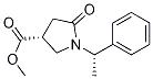 (S)-5-氧代-1-((r)-1-苯基乙基)吡咯烷-3-羧酸甲酯結(jié)構(gòu)式_99735-46-3結(jié)構(gòu)式