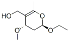 反式-(9ci)-2-乙氧基-3,4-二氫-4-甲氧基-6-甲基-2H-吡喃-5-甲醇結構式_99789-29-4結構式