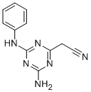 (4-Amino-6-anilino-1,3,5-triazin-2-yl)acetonitrile Structure,99845-72-4Structure