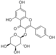 堪非醇 3-O-alfa-L-阿拉伯糖苷結(jié)構(gòu)式_99882-10-7結(jié)構(gòu)式