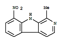 1-Methyl-8-nitro-9h-pyrido[3,4-b]indole Structure,102207-02-3Structure