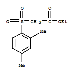 2-[(2,4-Dimethylphenyl)sulfonyl]acetic acid ethyl ester Structure,1037154-23-6Structure