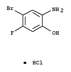 2-Amino-4-bromo-5-fluoro phenol hcl Structure,1037298-12-6Structure