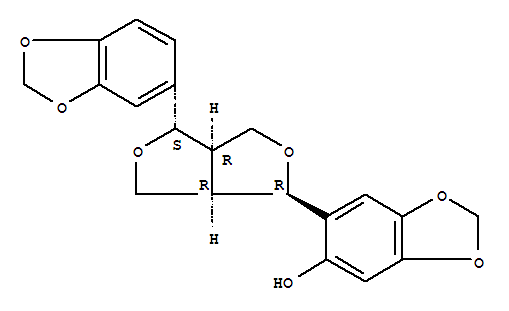 2-表芝麻素酚/2-差向芝麻素酚結(jié)構(gòu)式_104319-96-2結(jié)構(gòu)式