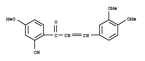 2-Propen-1-one,3-(3,4-dimethoxyphenyl)-1-(2-hydroxy-4-methoxyphenyl)- Structure,10493-06-8Structure