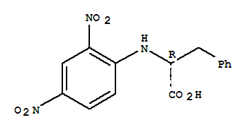 D-phenylalanine,n-(2,4-dinitrophenyl)- Structure,10549-12-9Structure