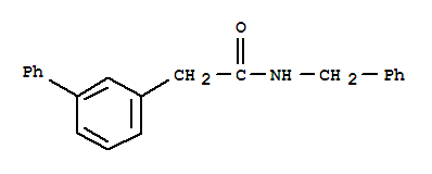 N-benzyl-2-(biphenyl-3-yl)acetamide Structure,1131604-78-8Structure