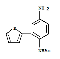 N-(4-amino-2-(thiophen-2-yl)phenyl)acetamide Structure,1131604-98-2Structure