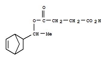 Butanedioic acid hydrogen 4-[1-(bicyclo[2.2.1]hept-5-en-2-yl)ethyl] ester Structure,1145-36-4Structure