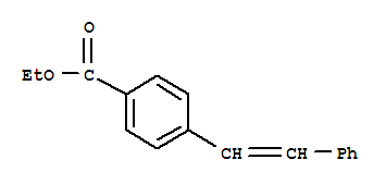 Benzoic acid,4-(2-phenylethenyl)-, ethyl ester Structure,1152-30-3Structure