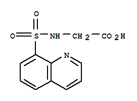 (Quinoline-8-sulfonylamino)acetic acid Structure,115241-94-6Structure