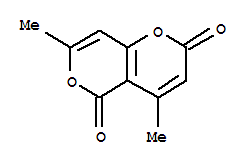 2H,5h-pyrano[4,3-b]pyran-2,5-dione,4,7-dimethyl- Structure,1204-38-2Structure