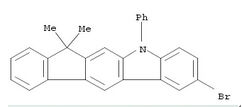 6-Bromo-11,11-dimethyl-9-phenyl-5,9,10,11-tetrahydroindeno[2,1-b]carbazole Structure,1257220-44-2Structure