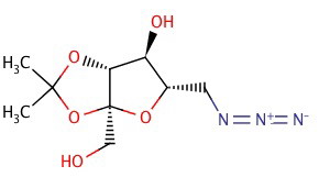 6-Azido-6-deoxy-2,3-o-isopropylidene-alpha-l-fructofuranose Structure,126210-25-1Structure