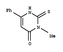 2,3-Dihydro-3-methyl-6-phenyl-2-thioxo-4(1h)-pyrimidinone Structure,128344-06-9Structure