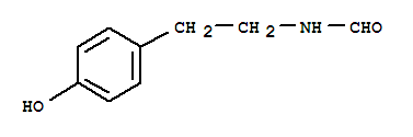 Formamide, N-(p-hydroxyphenethyl)- N-Formyltyramine Structure,13062-78-7Structure