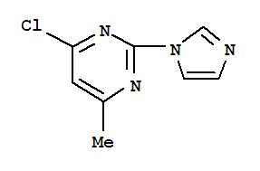 Pyrimidine, 4-chloro-2-(1H-imidazol-1-yl)-6-methyl- Structure,135052-24-3Structure