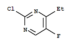 2-Chloro-5-fluoro-4-ethylpyrimidine Structure,137234-90-3Structure