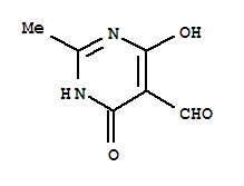 4,6-Dihydroxy-2-methyl-pyrimidine-5-carbaldehyde Structure,14160-85-1Structure