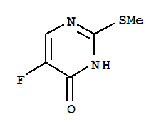 5-Fluoro-2-(methylthio)-4(3h)-pyrimidinone Structure,1480-92-8Structure