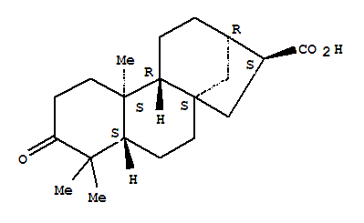 Ent-3-氧代貝殼烯烷-17-酸結(jié)構(gòu)式_151561-88-5結(jié)構(gòu)式