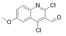 2,4-Dichloro-6-methoxy-3-quinolinecarboxaldehyde Structure,151772-24-6Structure