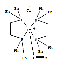 Bis[1,2-bis(diphenylphosphino)ethane]carbonylchloroiridium(i) Structure,15417-85-3Structure