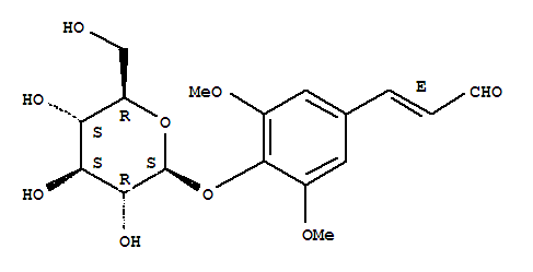 芥子醛配糖物結(jié)構(gòu)式_154461-65-1結(jié)構(gòu)式