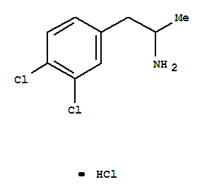 Benzeneethanamine,3,4-dichloro-a-methyl-, hydrochloride, (+)-(9ci) Structure,156-12-7Structure