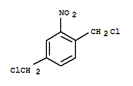 Benzene,1,4-bis(chloromethyl)-2-nitro- Structure,16255-50-8Structure