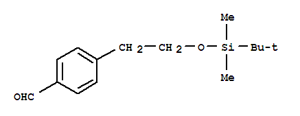 4-[2-[[(1,1-Dimethylethyl)dimethylsilyl]oxy]ethyl]benzaldehyde Structure,167264-41-7Structure