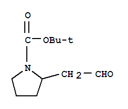 1-Pyrrolidinecarboxylic acid, 2-(2-oxoethyl)-, 1,1-dimethylethyl ester Structure,170491-62-0Structure