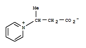 Pyridinium, 1-(2-carboxy-1-methylethyl)-, inner salt (9ci) Structure,200266-84-8Structure