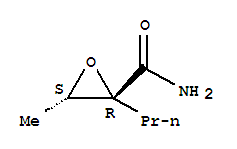 (2r,3s)-(9ci)-3-甲基-2-丙基-環(huán)氧乙烷羧酰胺結(jié)構(gòu)式_200356-07-6結(jié)構(gòu)式