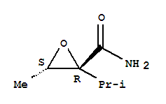 (2r,3s)-(9ci)-3-甲基-2-(1-甲基乙基)-環(huán)氧乙烷羧酰胺結(jié)構(gòu)式_200356-09-8結(jié)構(gòu)式