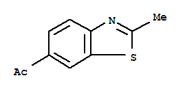 (9ci)-1-(2-甲基-6-苯并噻唑)-乙酮結(jié)構(gòu)式_20077-92-3結(jié)構(gòu)式