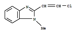 1H-benzimidazole,2-(2-chloroethenyl)-1-methyl-(9ci) Structure,200931-45-9Structure