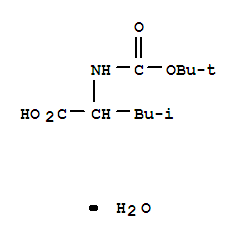 Boc-dl-leu-oh.h2o Structure,200937-21-9Structure