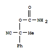 Mandelonitrile, alpha-methyl-, carbamate (ester) (8ci) Structure,20102-13-0Structure