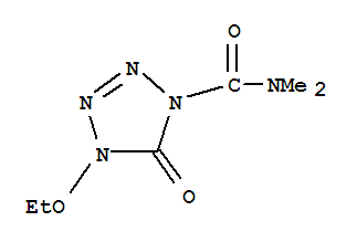 (9ci)-4-乙氧基-4,5-二氫-N,N-二甲基-5-氧代-1H-四唑-1-羧酰胺結構式_201291-20-5結構式