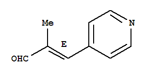 2-Propenal,2-methyl-3-(4-pyridinyl)-,(e)-(9ci) Structure,201293-76-7Structure