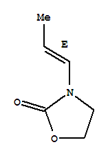 (9ci)-3-(1e)-1-丙烯基-2-噁唑烷酮結(jié)構(gòu)式_201792-65-6結(jié)構(gòu)式