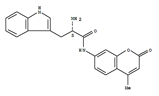 (Alphas)-alpha-amino-n-(4-methyl-2-oxo-2h-1-benzopyran-7-yl)-1h-indole-3-propanamide Structure,201860-49-3Structure