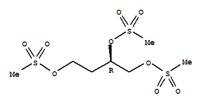 (R)-1,2,4-butanetriol trimesylate Structure,203515-83-7Structure