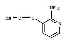 2-Pyridinamine, 3-(1-propynyl)-(9ci) Structure,203635-54-5Structure