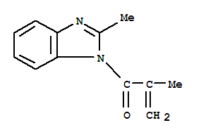 1H-benzimidazole,2-methyl-1-(2-methyl-1-oxo-2-propenyl)-(9ci) Structure,204569-53-9Structure