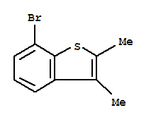 7-Bromo-2,3-dimethyl-1-benzothiophene Structure,204980-74-5Structure